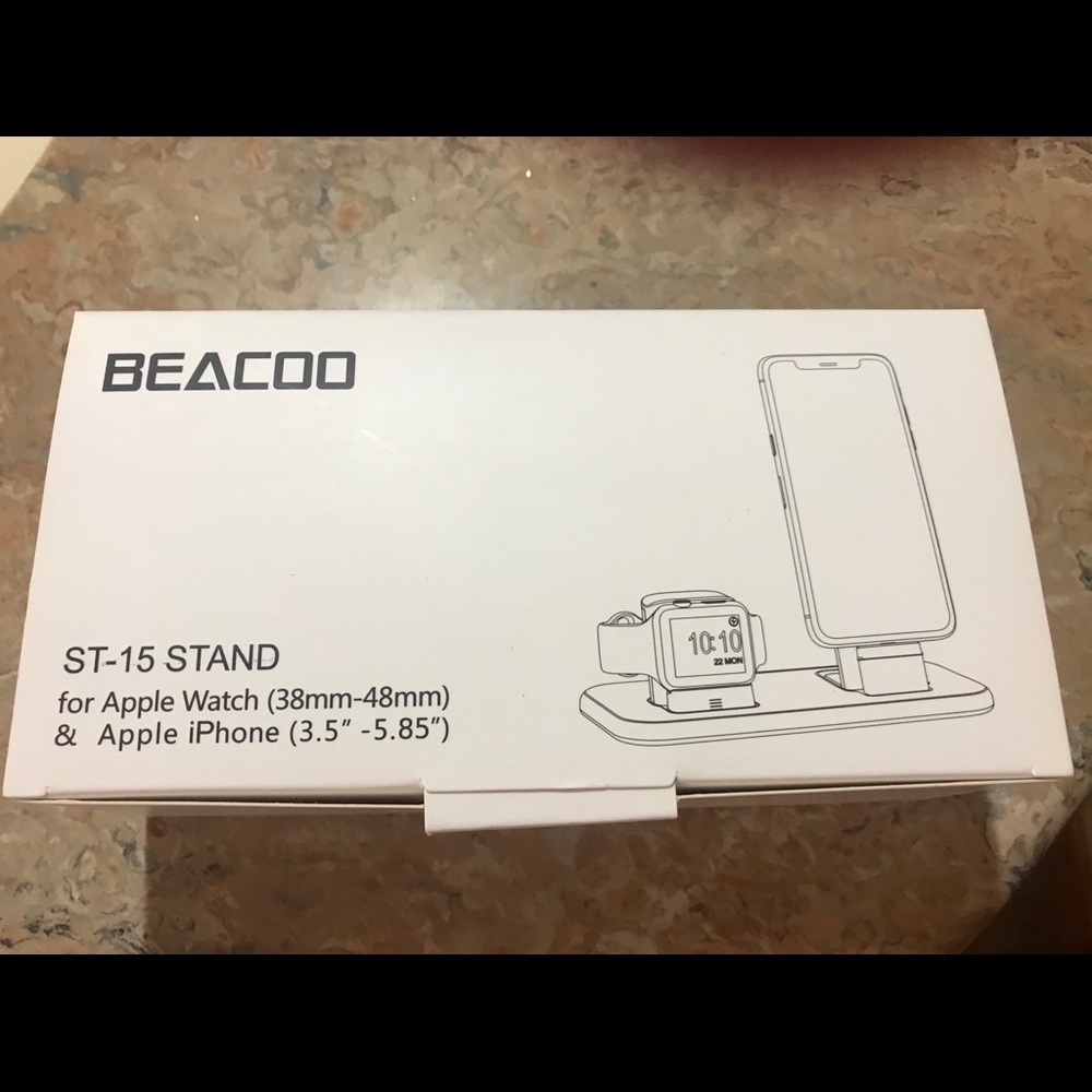 2 in 1 stand charger for iPhone and Apple Watch